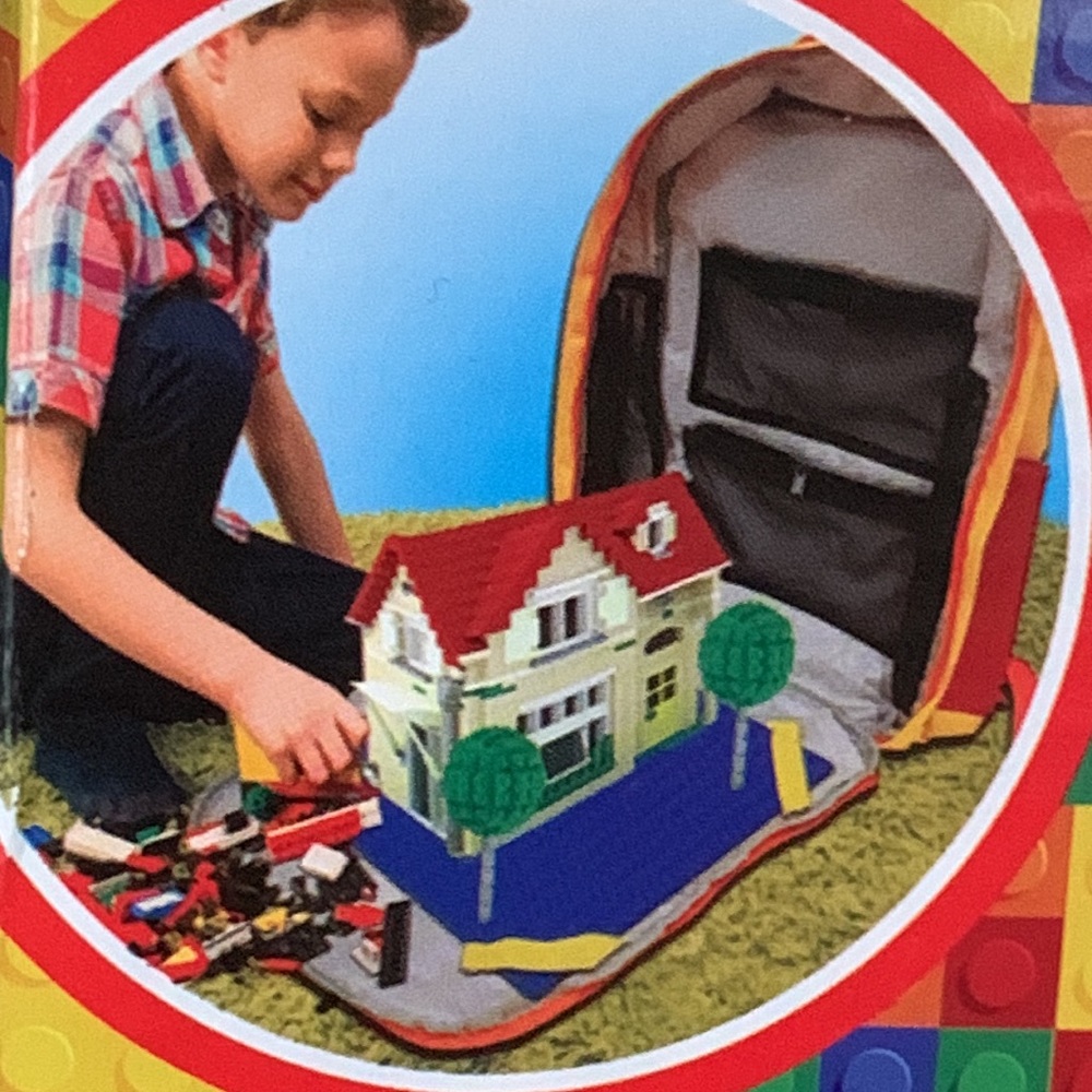 Cortex Yellow Toys Block Pack with Building Plate Backpack